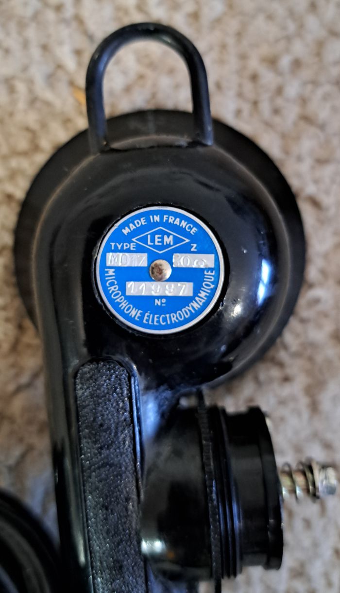 🎤 Ancien microphone électrodynamique - LEM France - photo numéro 2