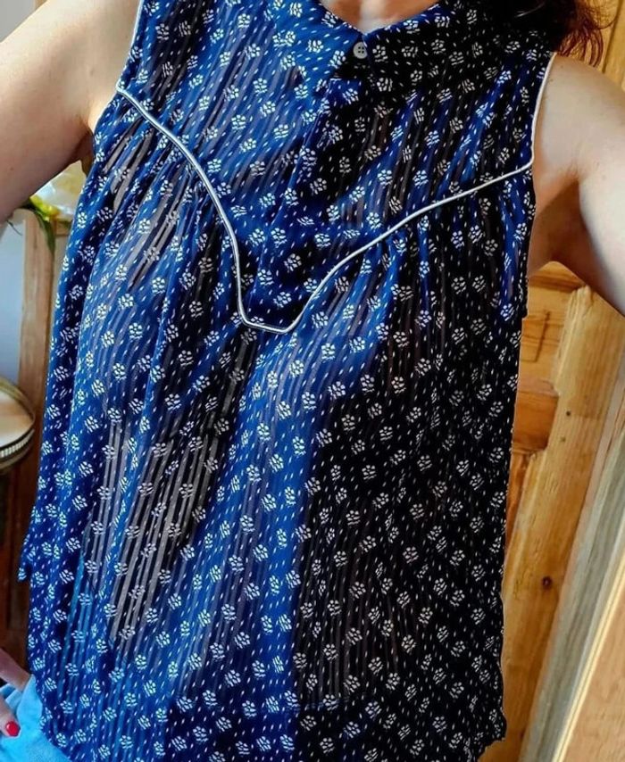 Blouse fluide See U soon semi transparente