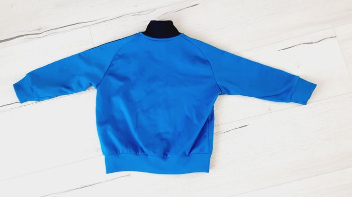 Vêtement garçon veste de sport bleue Adidas 3 ans - photo numéro 4
