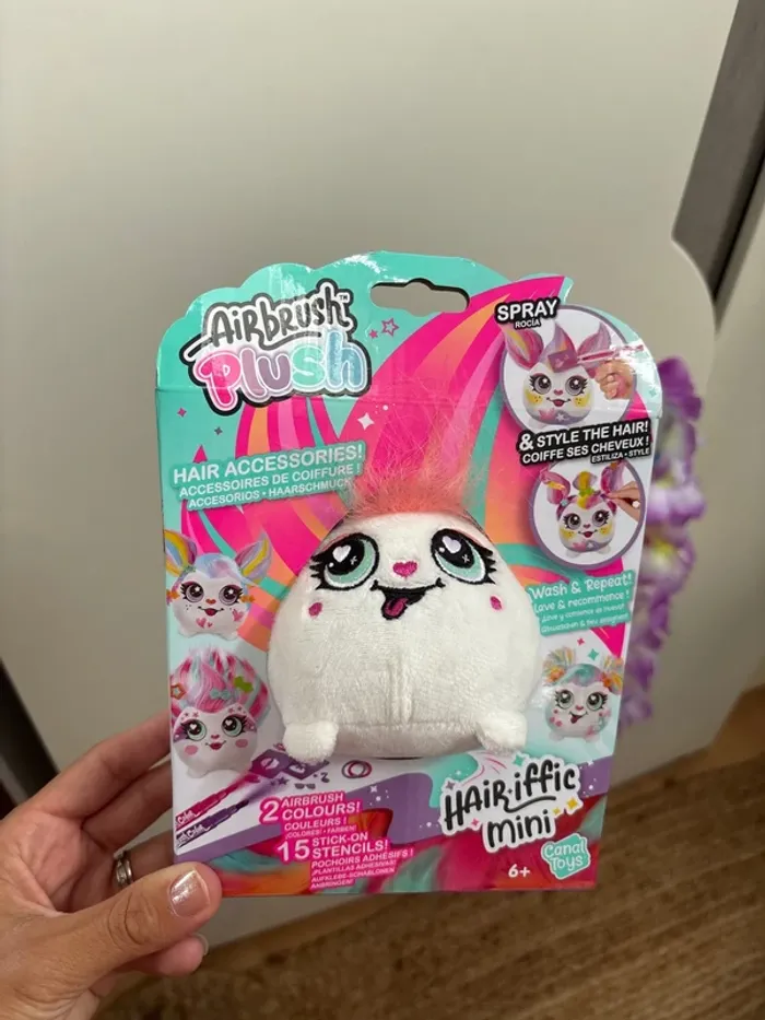 Peluche airbrush plush hair office mini