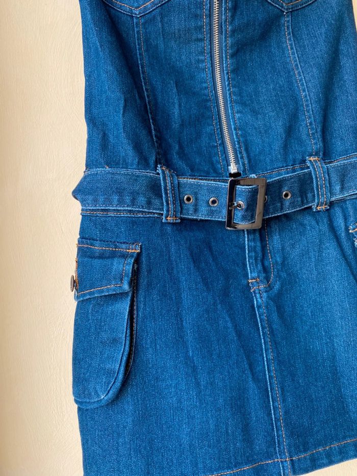 Robe bustier en jean Just F M - photo numéro 3