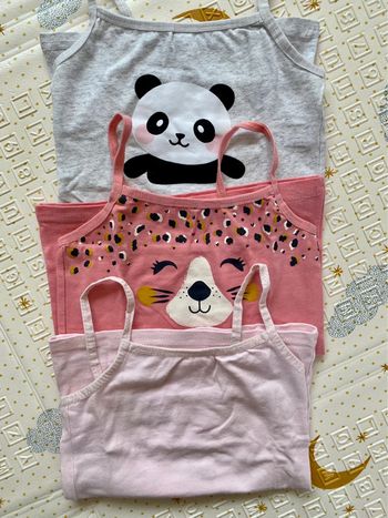 Lot 3 débardeurs - 2 ans