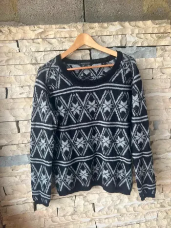 Pull vintage  mohair  super  qualitatif - taille  3  (L/XL) ou  M  oversize