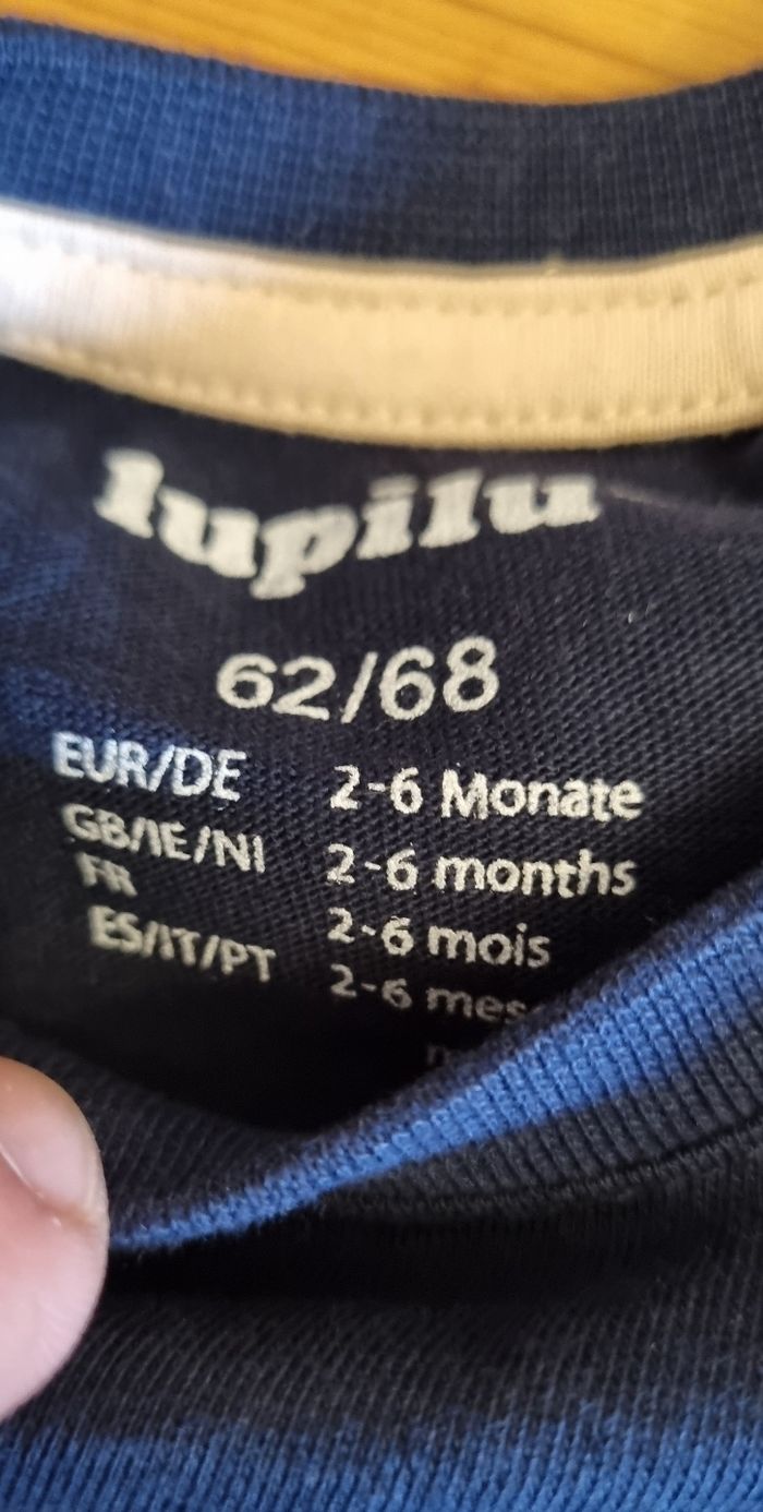 Lot 2 t-shirt bébé mixte neufs - photo numéro 3