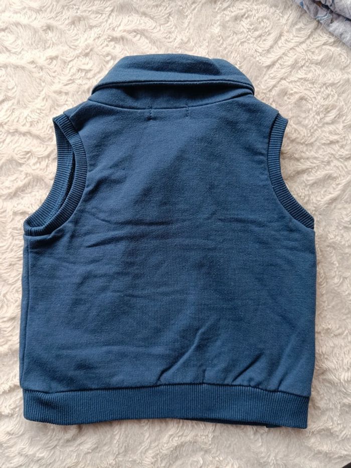 Sweat col V sans manche Garçon 12 mois In Extenso - photo numéro 8