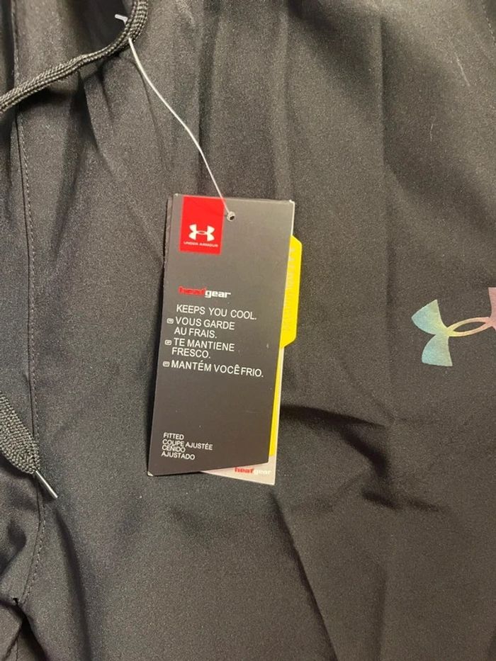 Short Under Armour Reflective Black HeatGear – Taille L - photo numéro 4