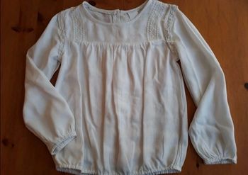 Tunique blanche / Palomino 6 ans
