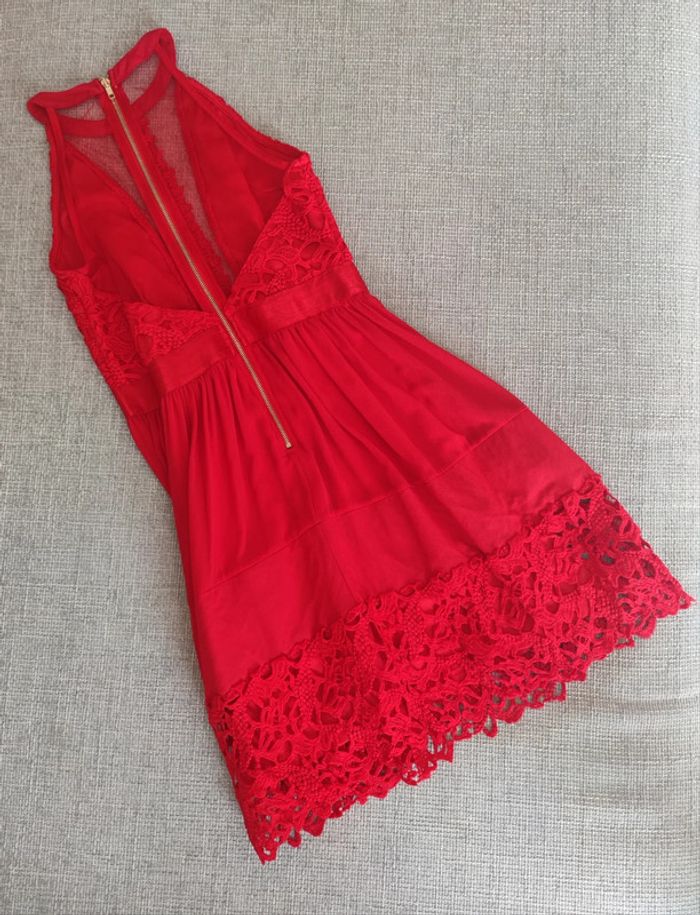 Robe rouge été soirée - photo numéro 2
