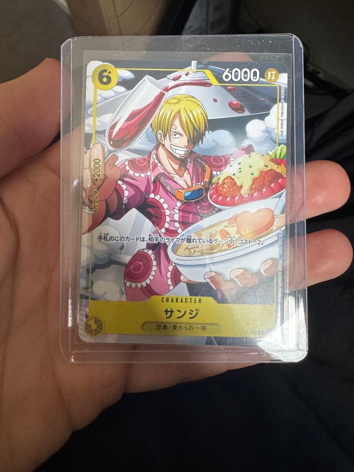 Carte one piece Sanji P-120 V Jump Promo Jap - photo numéro 3