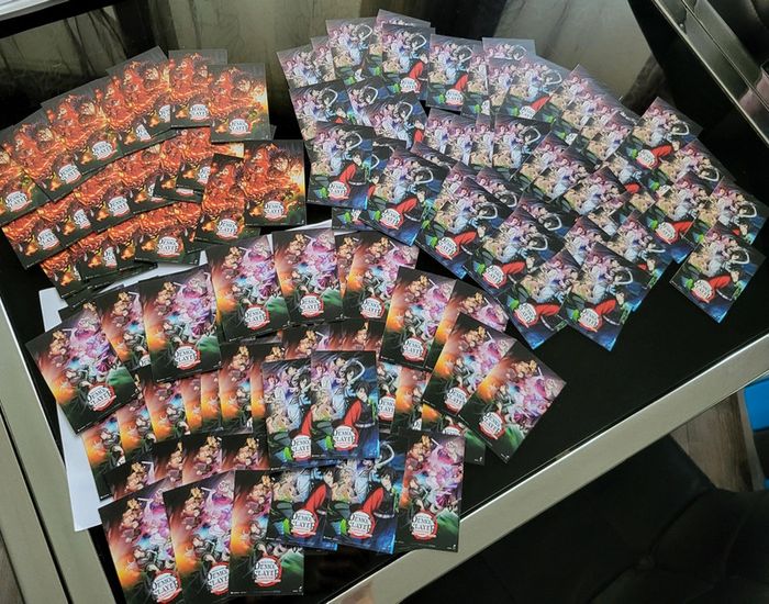 Lot de 117 cartes Demon Slayer etat neuf - photo numéro 5