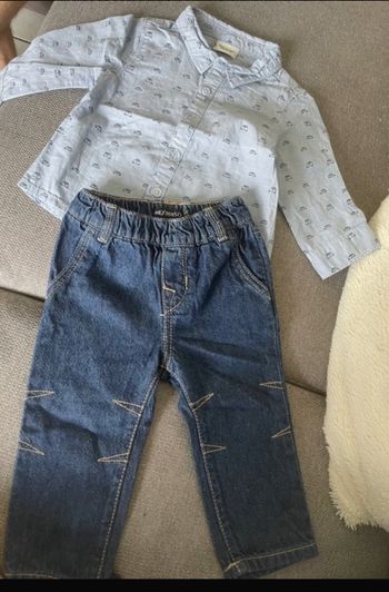 Ensemble jeans et chemise
