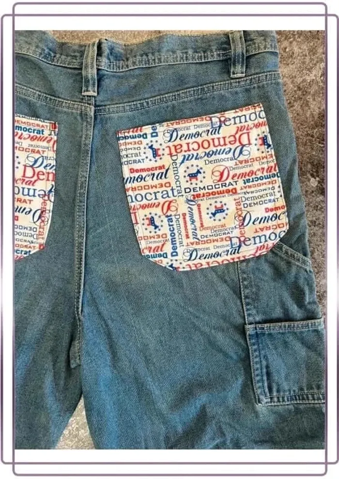 Short jean carpenter homme Democrat 36x36 Pantaloncini carpentiere uomo Zimmermannsshorts Herren - photo numéro 2