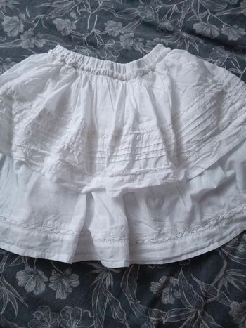 Jupe blanche 8 ans tao