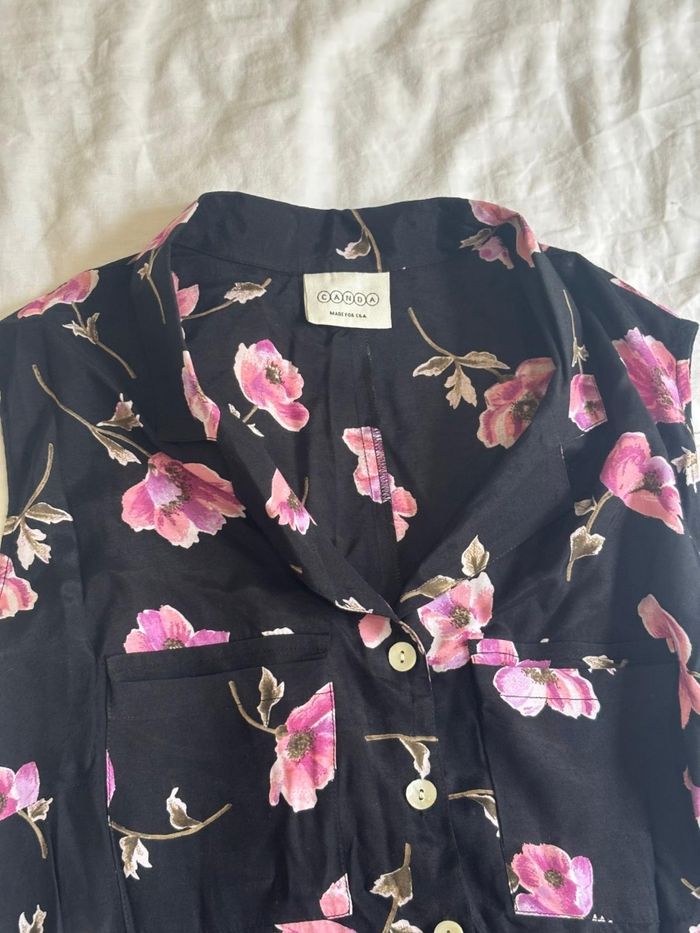 Magnéfique robe multicolore en motif fleuri 100% viscose taille 36 eve girl - photo numéro 4