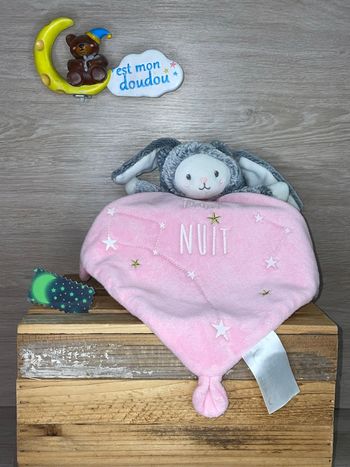 MD139 doudou lapin 🐰 mots d’enfant 