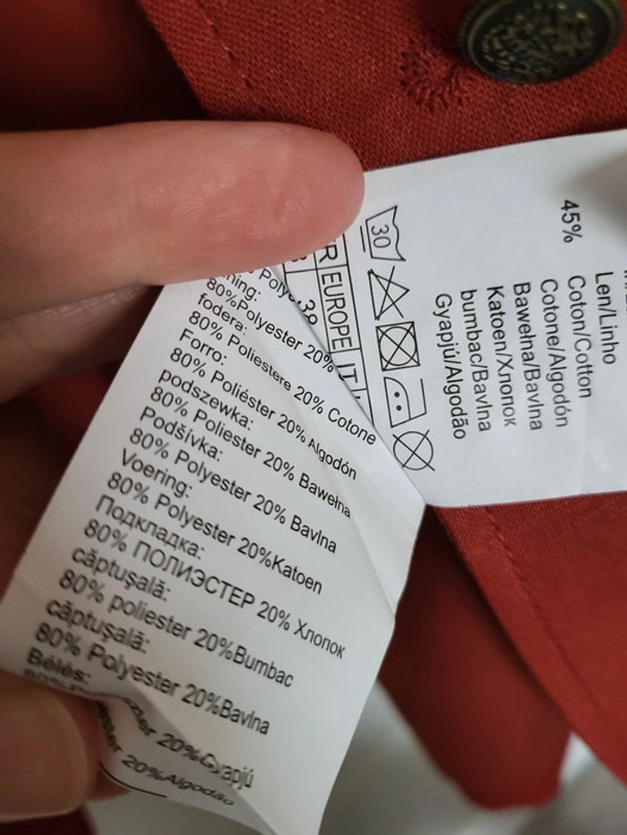 Veste rouille camaïeu - photo numéro 7