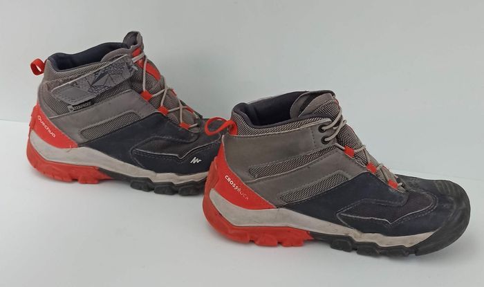 T30 Chaussures imperméables de randonnée -crossrock mid grises - photo numéro 2