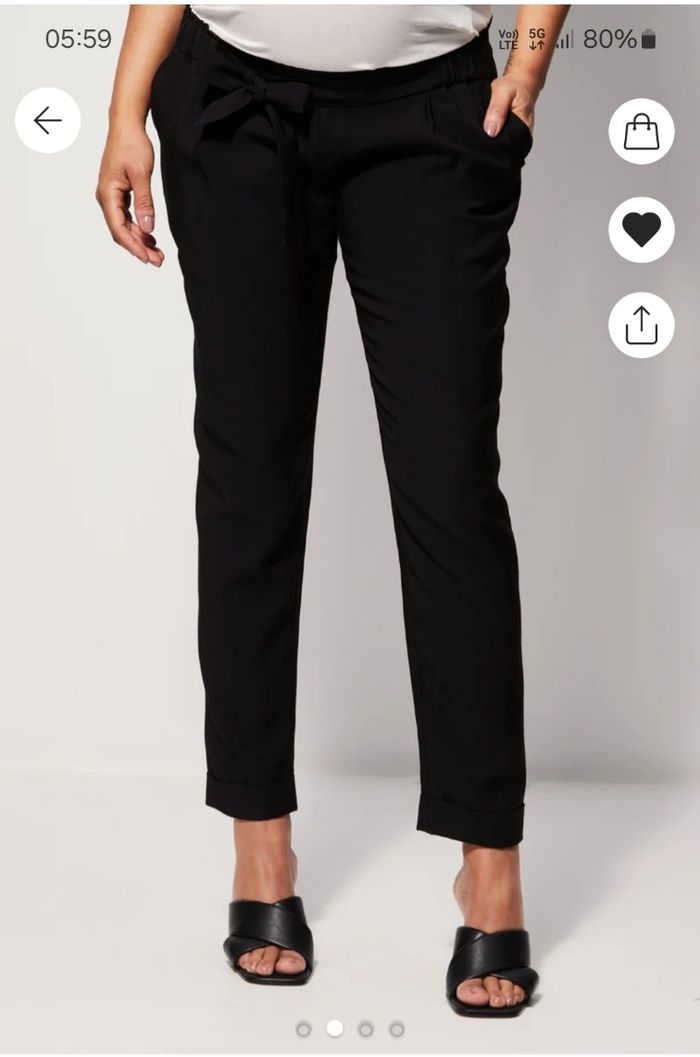 Pantalon maternité noir neuf 36