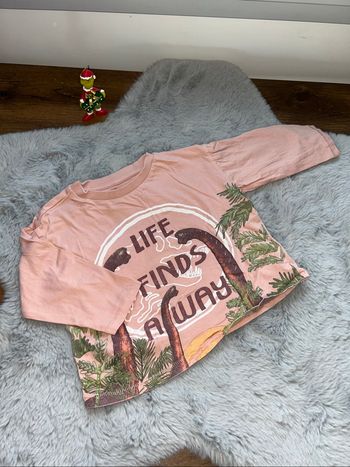 Haut manches longues rose dinosaures - 23 mois - Universal