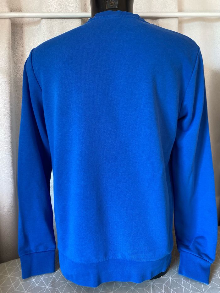 Pull sweat shirt bleu électrique L le coq sportif - photo numéro 2