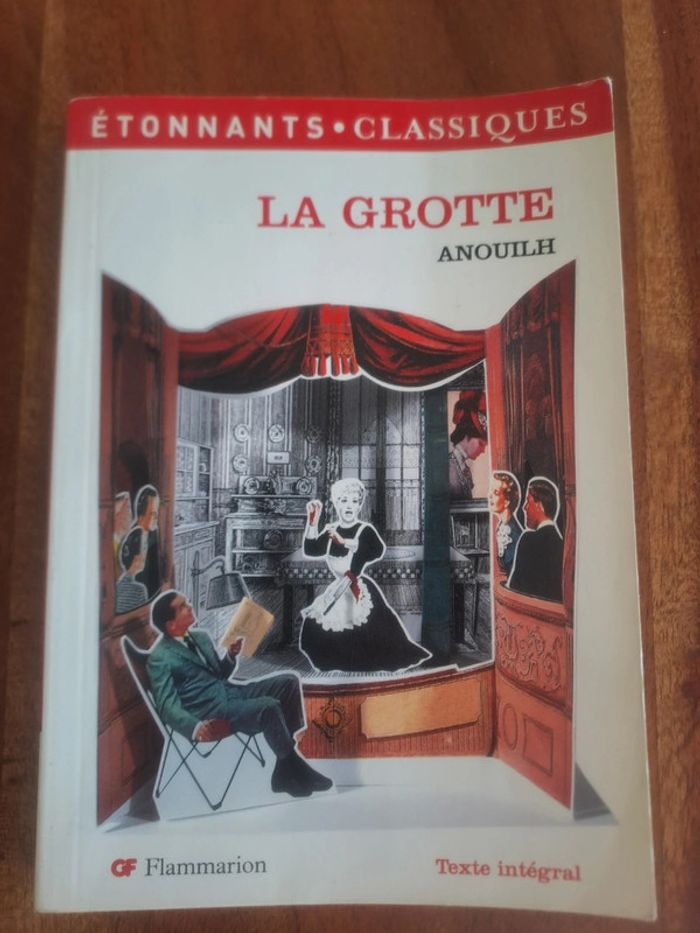 Livre La Grotte, Anouilh
