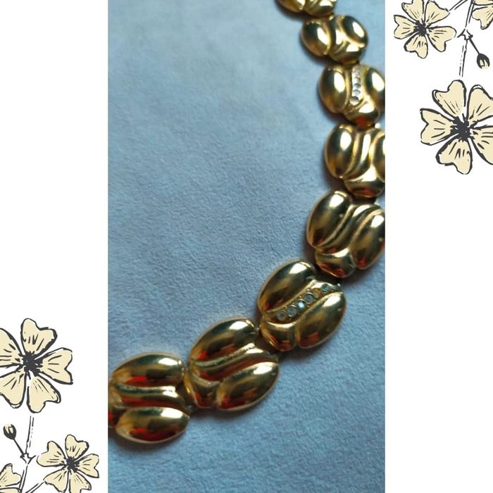 Collier vintage doré sculpté – Élégance rétro - photo numéro 17
