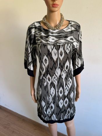 Robe imprimée kaki beige et noire Morgan taille 38 jamais portée