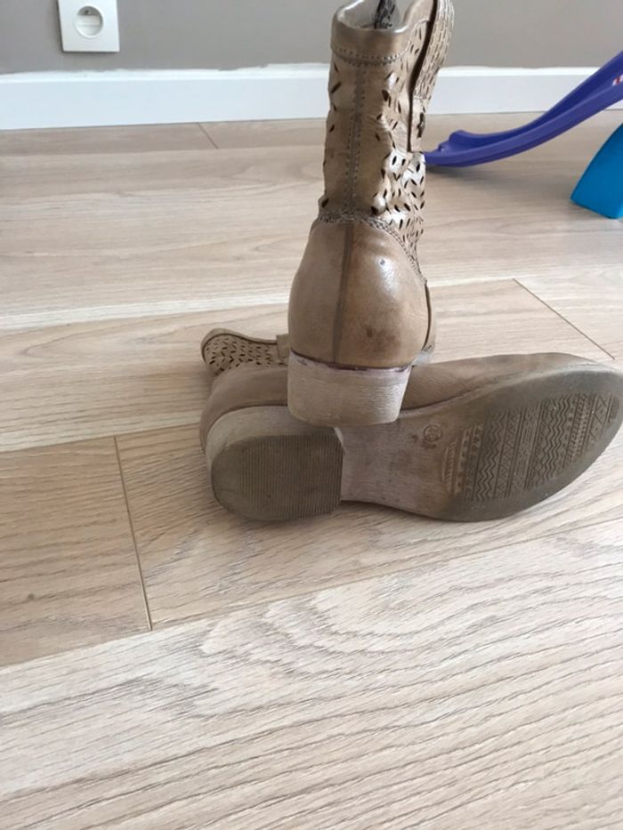 Bottines été beige très légère 40 - photo numéro 2