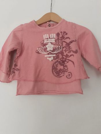 T-shirt fille 18 mois rose Catimini