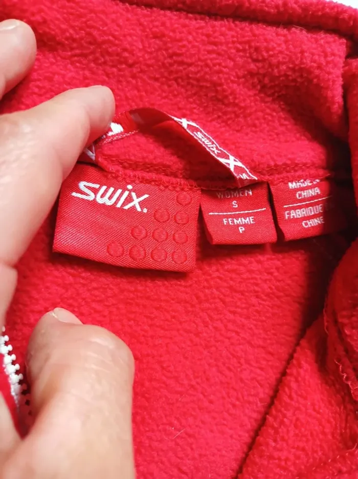 Polaire femme rouge Swix - photo numéro 10