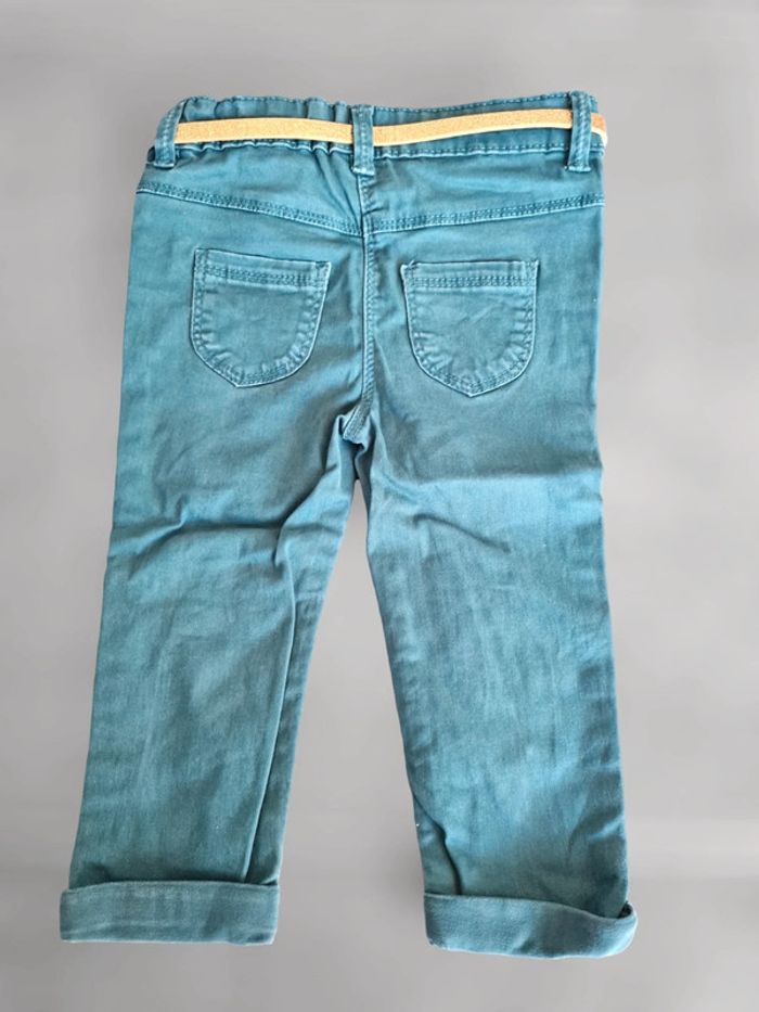 Jeans fille et ceinture - photo numéro 2