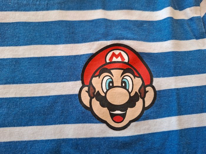Tee-shirt mario h&m 110 116 - photo numéro 2