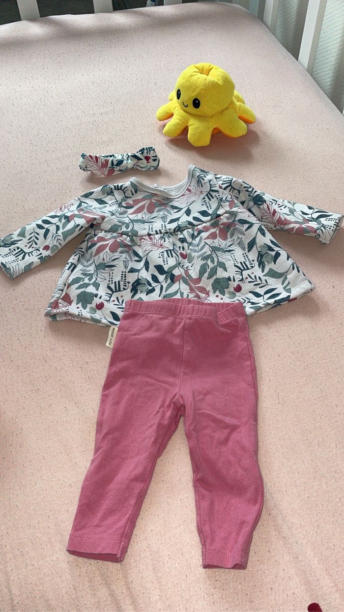 Ensemble bébé fille 3mois