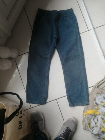 Jean taille élastique velours 8A