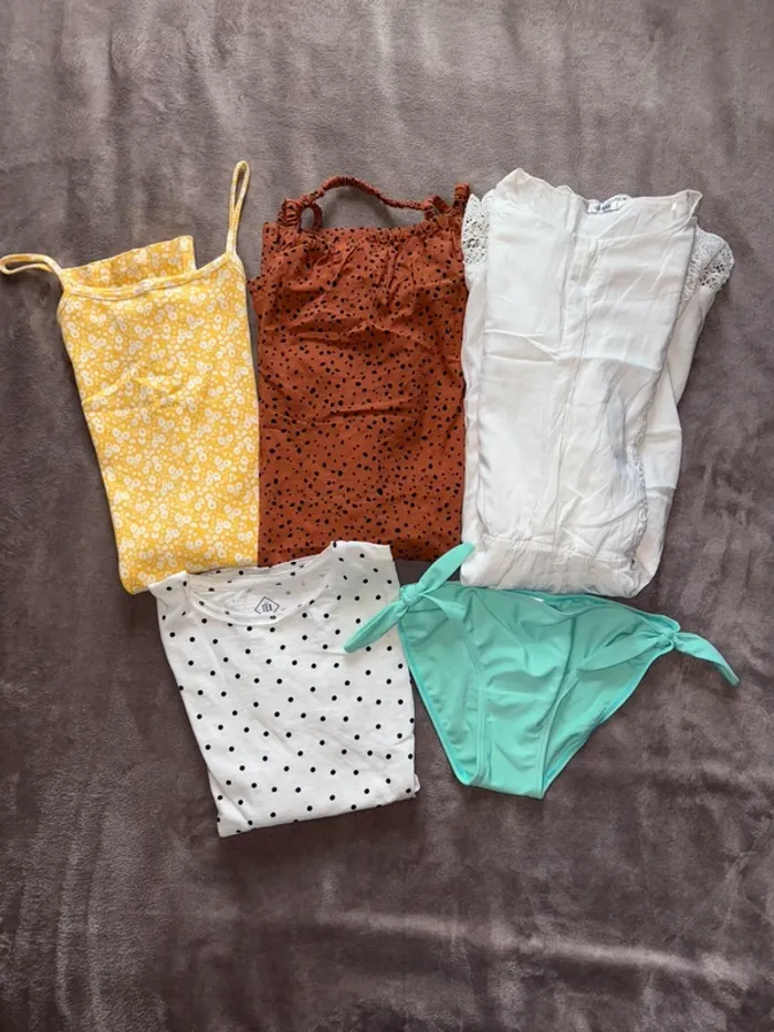Lot de 5 vêtements fille taille 12 ans en très bon état - photo numéro 19