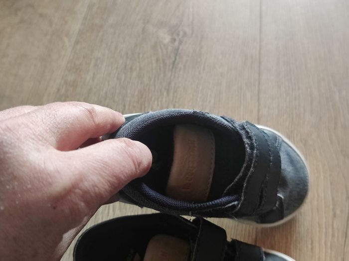 Chaussures baskets à scratch effet jean Le coq sportif Taille 24 - photo numéro 7