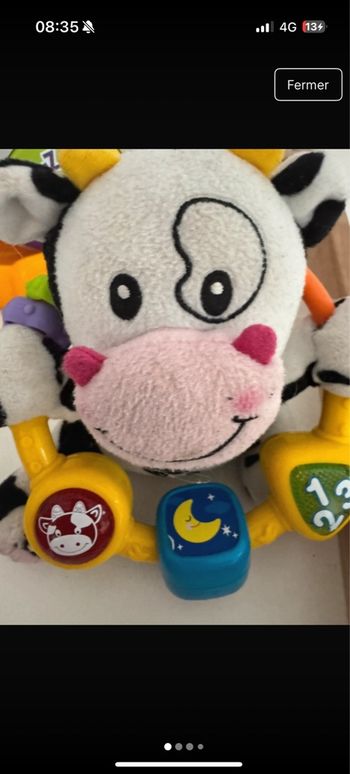 Vache musicale et lumineuse