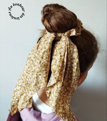 Accessoire cheveux chouchou ruban scrunchie taille unique