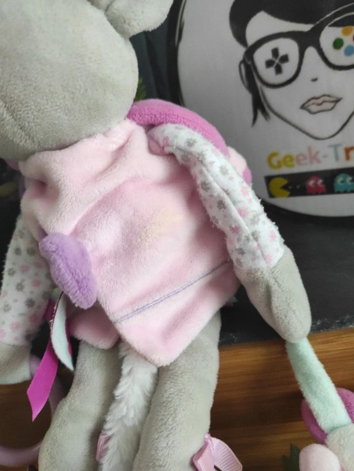 Doudou Doudou Et Compagnie Souris Pearly D'activités #geektradedoudou - photo numéro 4