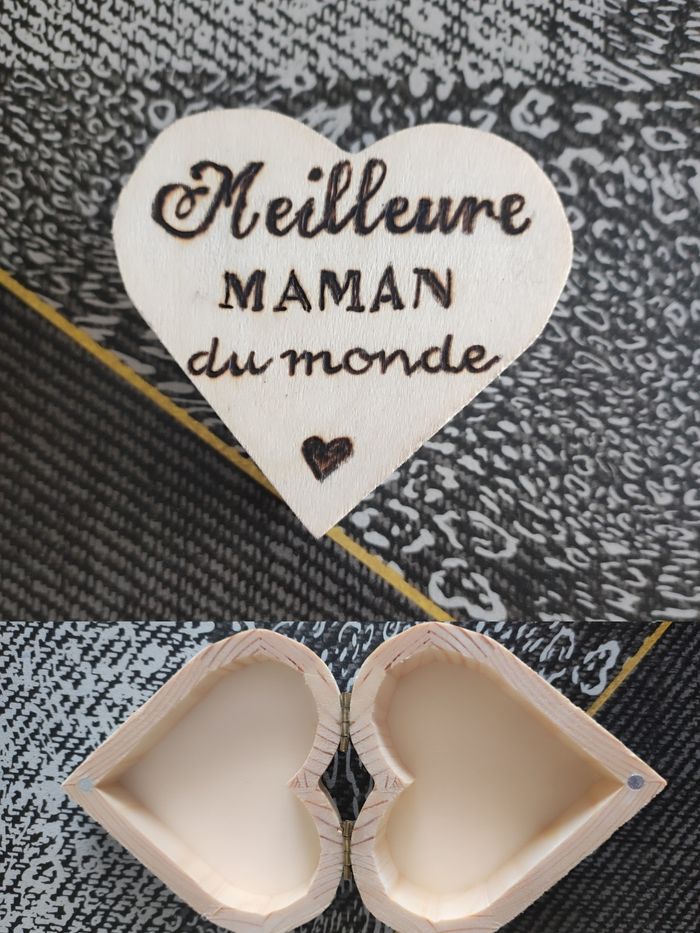 Boîte à bijoux forme coeur