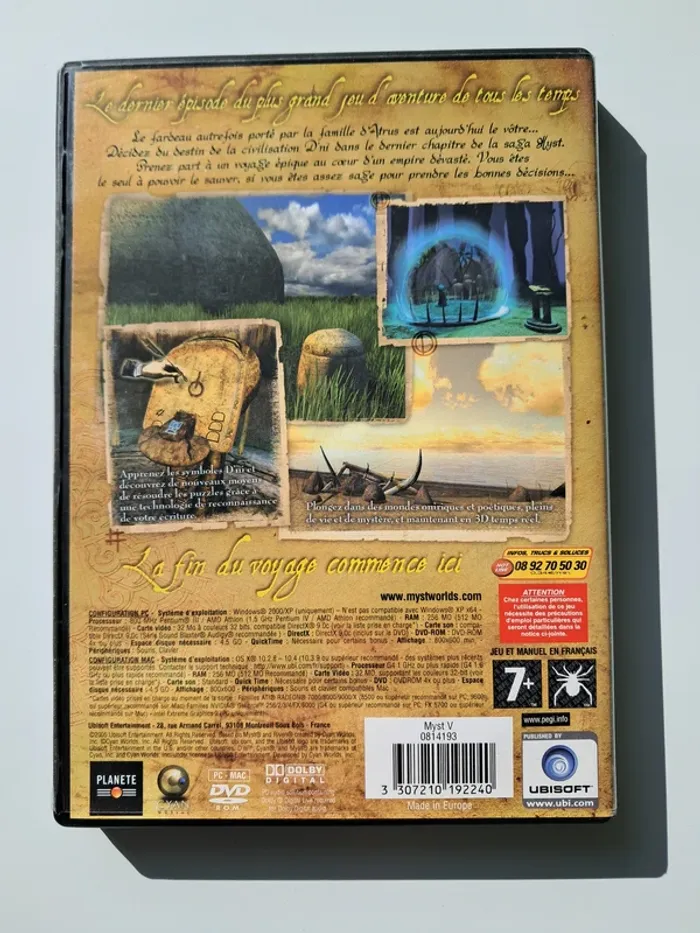 Jeu vidéo PC / Mac Myst V : End of Ages - photo numéro 4