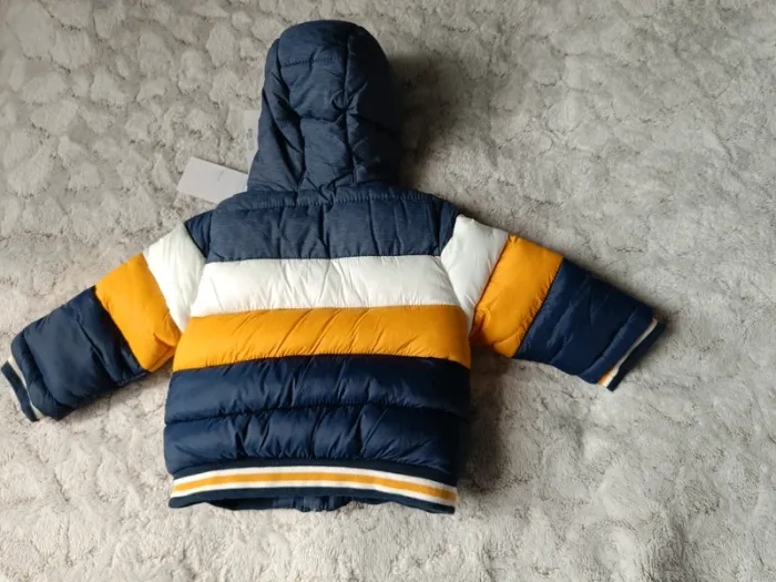 Manteau hiver bébé garçon 12 mois 1 an chaud polaire matelassé - photo numéro 2