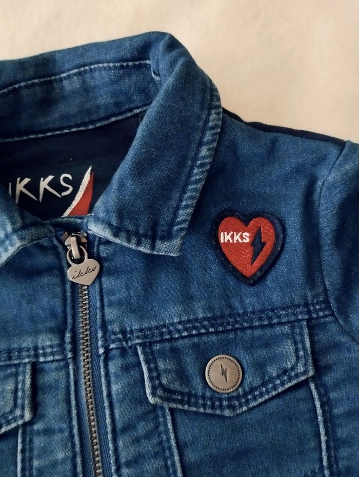Veste en jean fille IKKS 4 ans - photo numéro 4