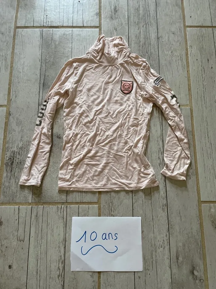 Très joli sous pull hiver fille 10 ans