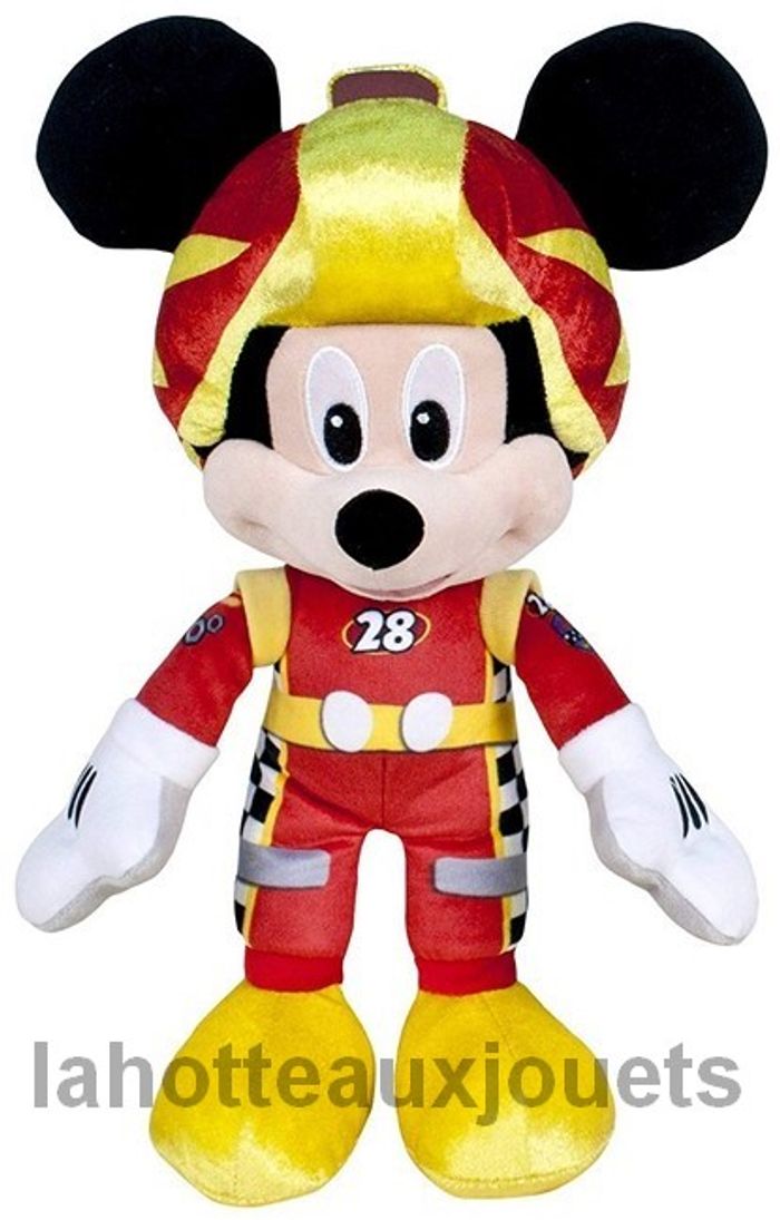 MICKEY MOUSE PELUCHE ROADSTER RACERS DISNEY 55CM