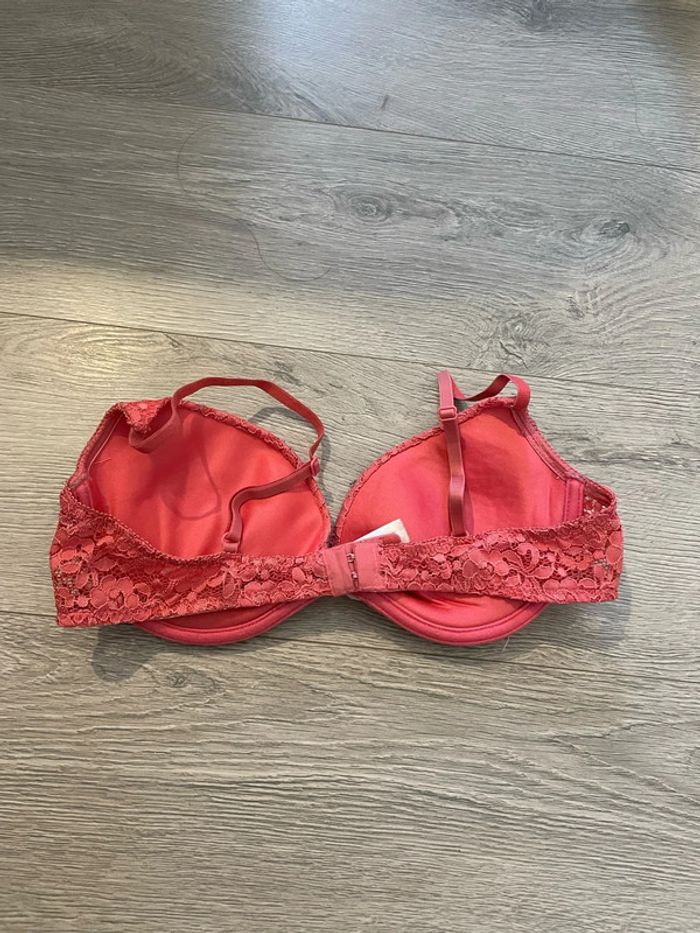 Soutien gorge corail à dentelle rembourré à armature no secret primark taille 95C - photo numéro 4