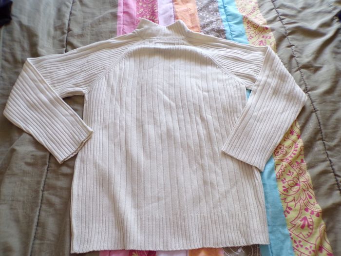 Pull crème taille L - photo numéro 3