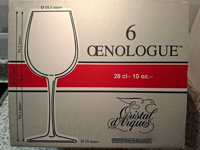 Verres à vin de la cristallerie d'Arques - photo numéro 7