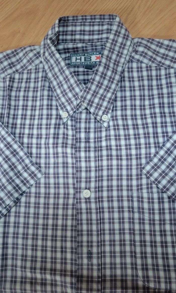 Chemisette à carreaux pour homme – Taille XL - photo numéro 3