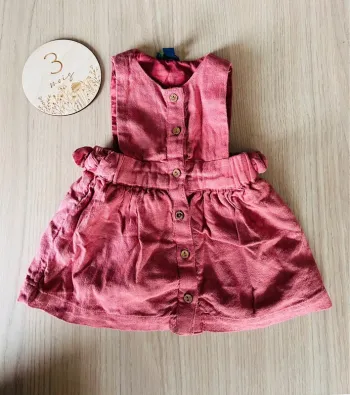 Robe vieux rose fille